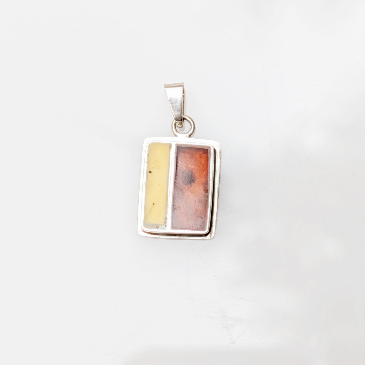 Daybreak Pendant — Baltic Amber & Sterling Silver