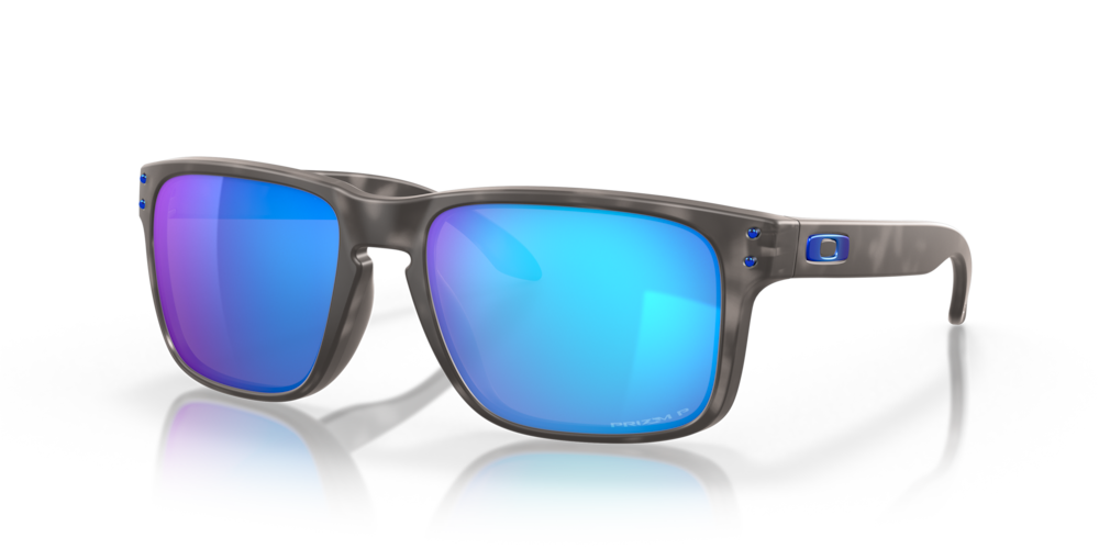 Oakley 'Holbrook' Sunglasses - Matte Black Tortoise / Prizm Sapphire Irid Polarized