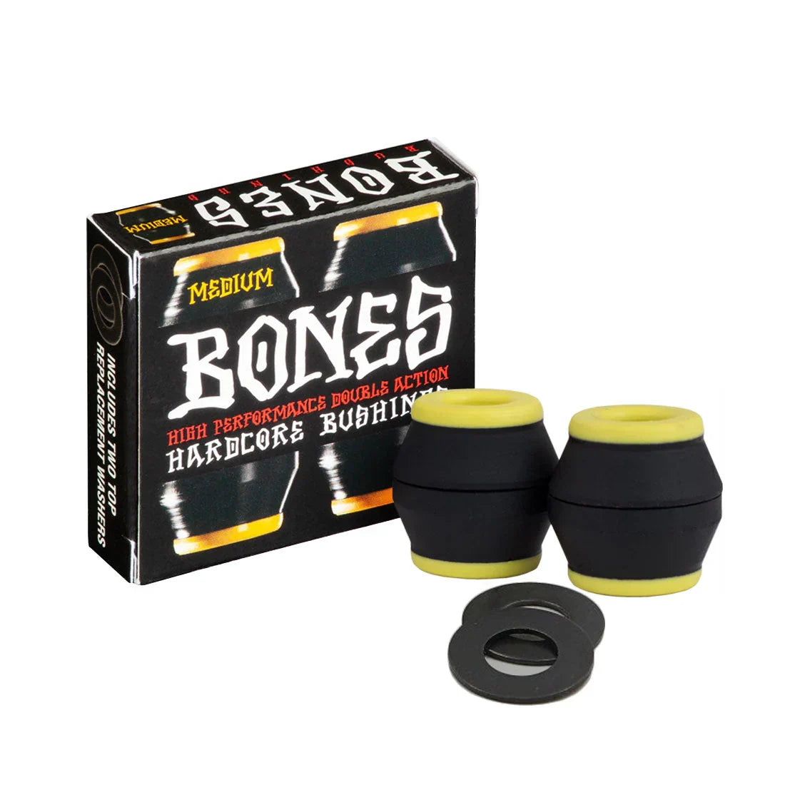 Bones Medium Bushings - Black (91A)