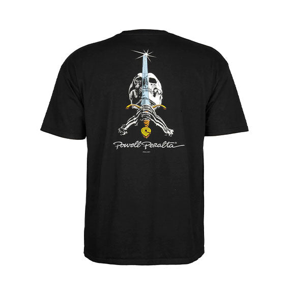 Powell Peralta 'Skull and Sword' Tee - Black