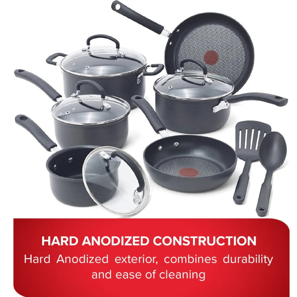T-FAL Ultimate Hard Anodized Non-Stick 12 pc set - E765SC75