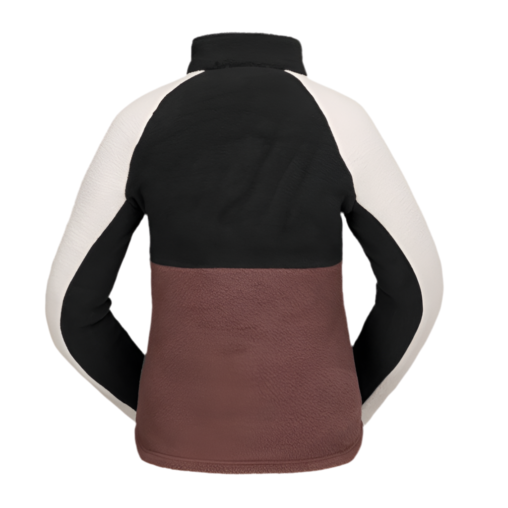 Volcom 'Demi Half' Zipper Vest - Mahogany (Women's)