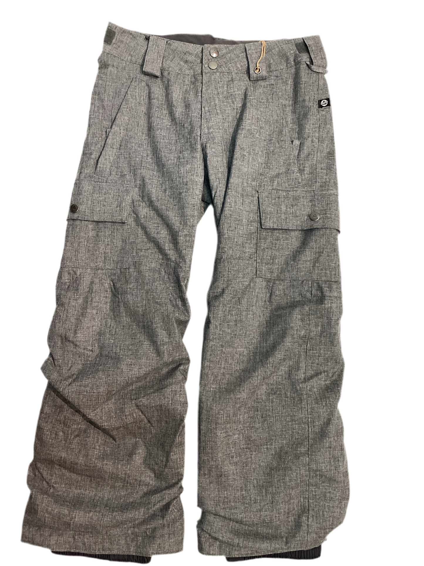 Burton 'Exile' Cargo Insulated Snowpants - Grey (KIDS)