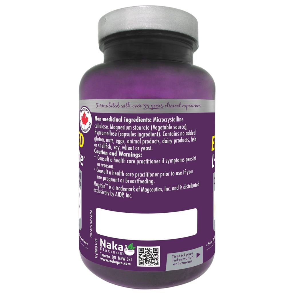 Naka Platinum ENHANCED L-THREONATE, 60 VCaps