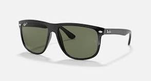 Ray-Ban 'Boyfriend' Sunglasses - Black / Dark Green (ORB4147)