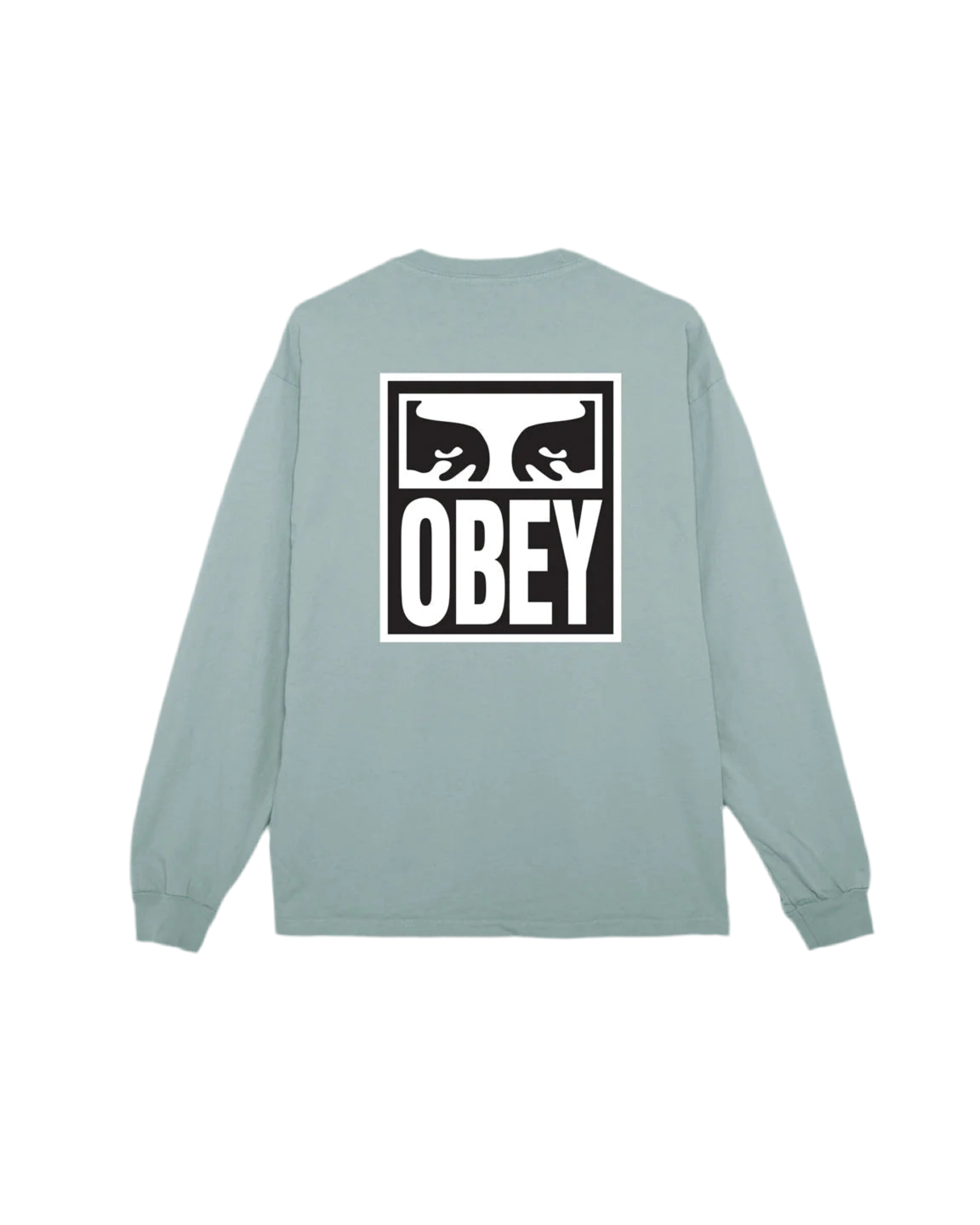 Obey 'Eyes Icon 2' L/S Heavyweight Tee - Jade
