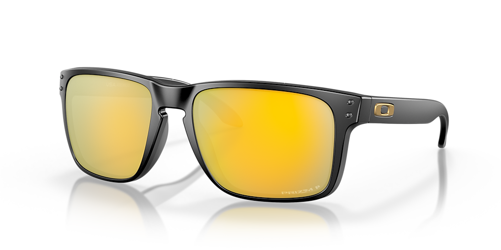 Oakley 'Holbrook XL' Sunglasses - Matte Black / Prizm 24K Polarized