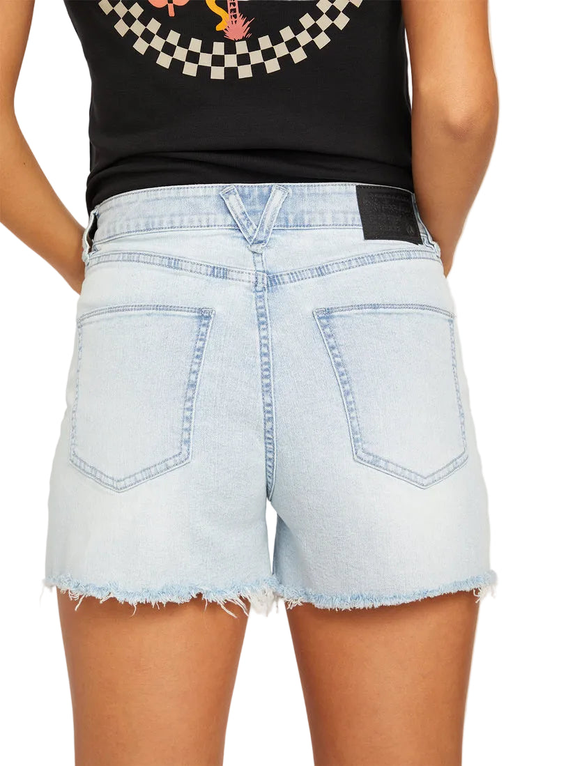 Volcom 'Stone Step Hirise' Shorts - Allover Stone Light (Women's)
