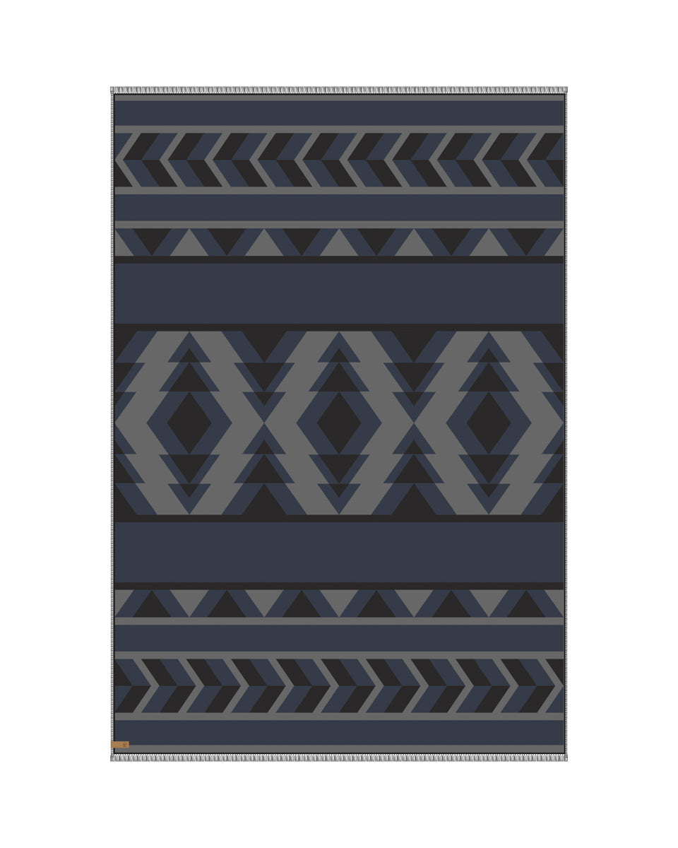 Cotton Geo Blanket Scarf