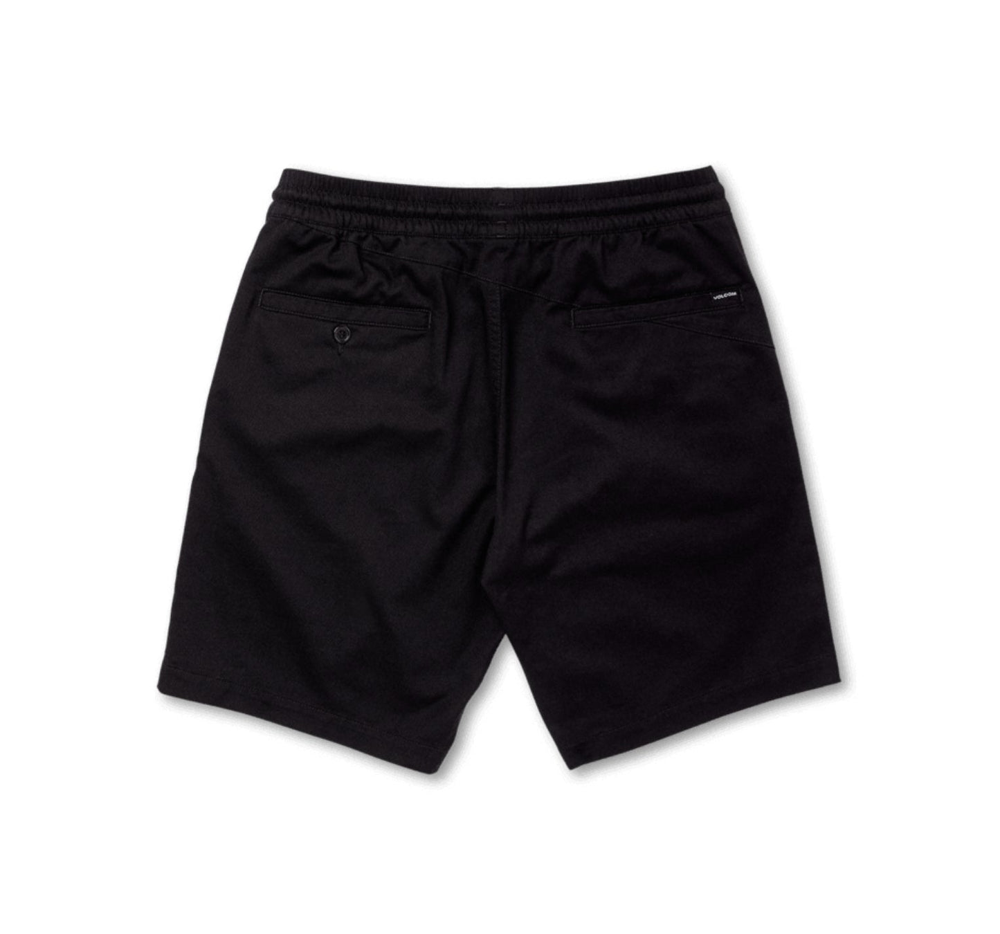 Volcom 'Frickin' Elastic Waist Shorts - Black