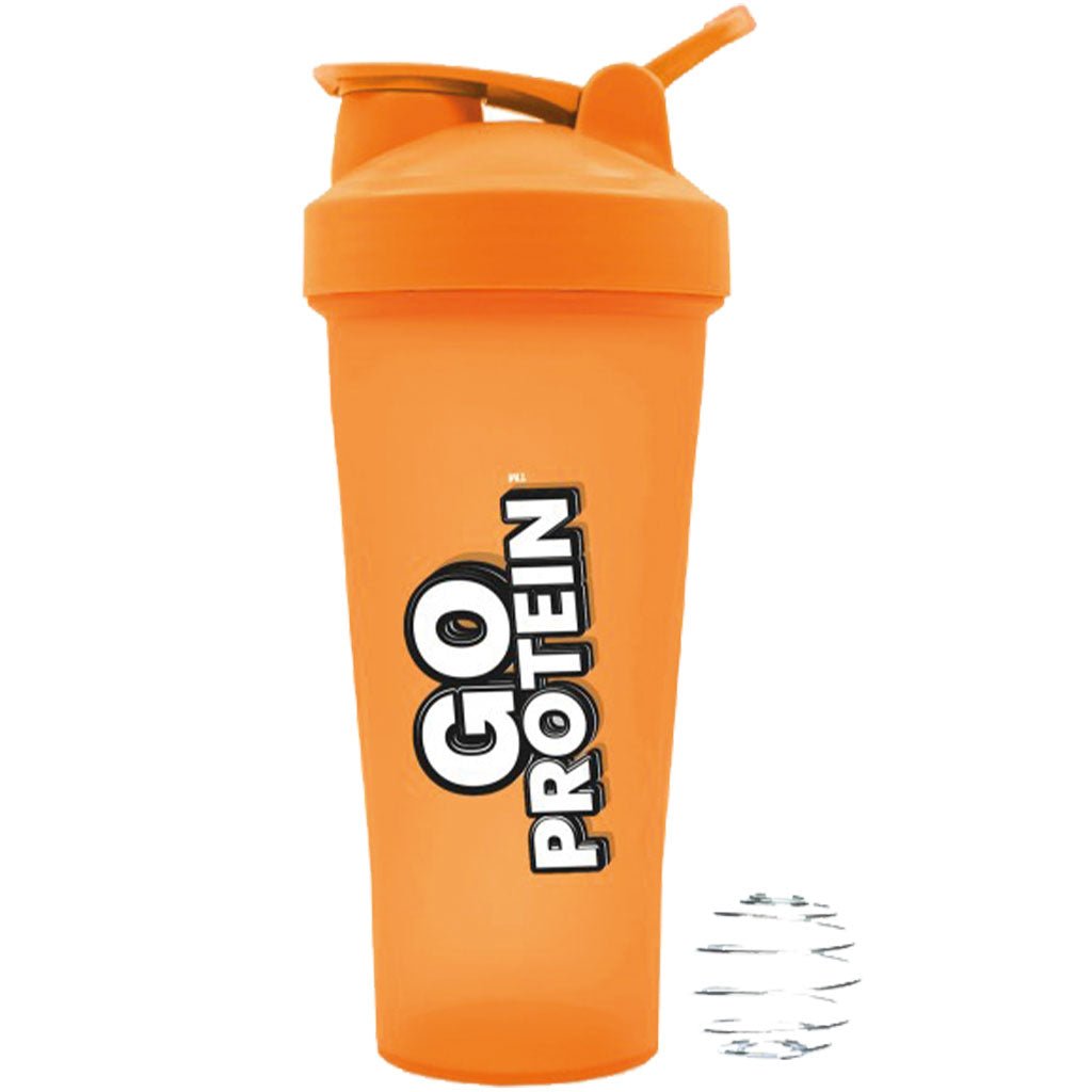 Go Protein SHAKER BOTTLE w/Wire Ball, 600ml