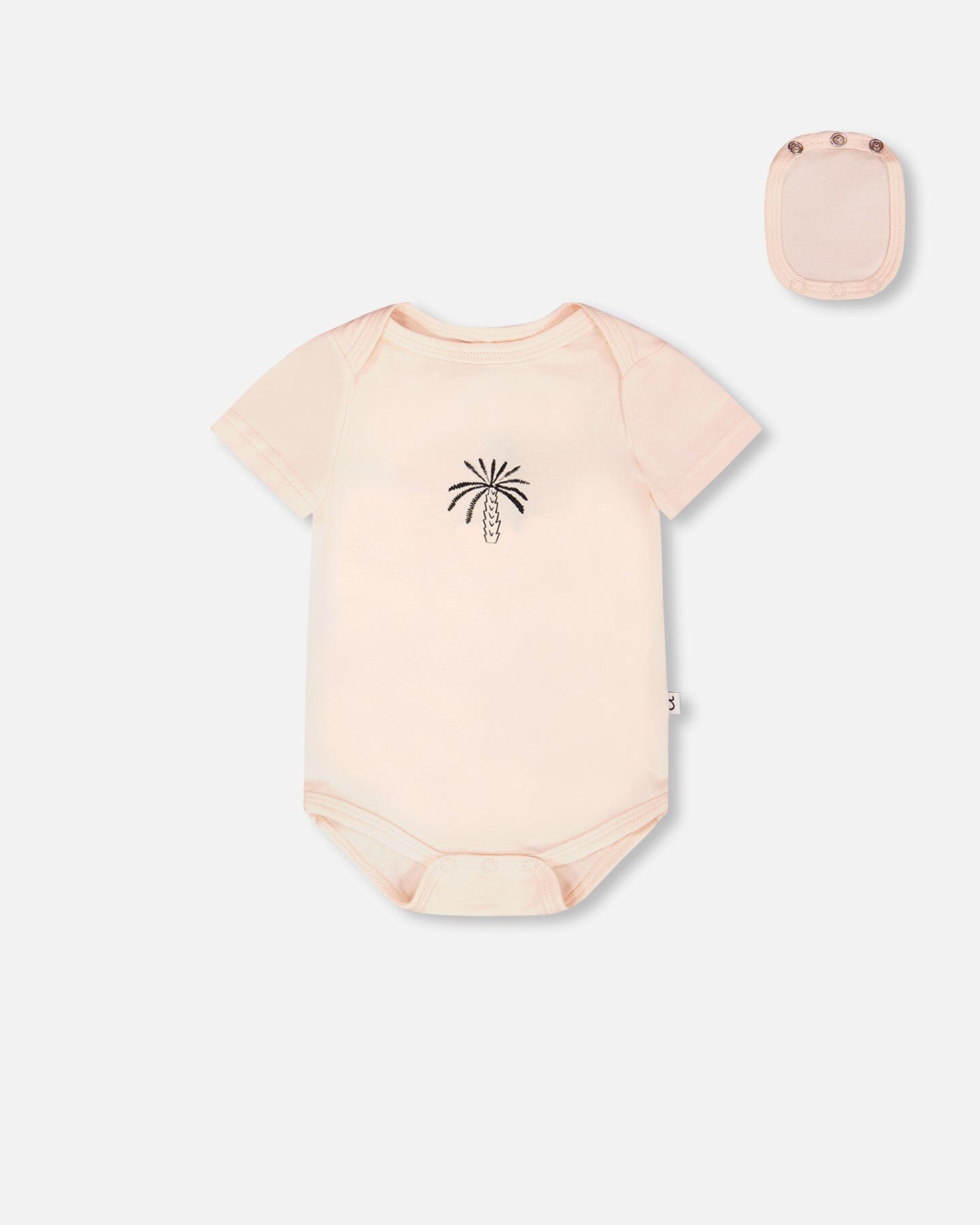 Evolutive Organic Cotton Jersey 3 Pack Onesie Peach