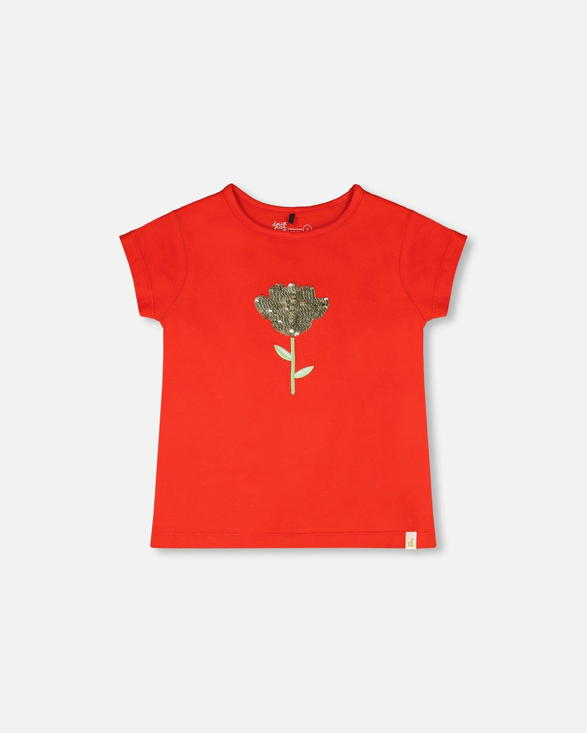 Organic Cotton Jersey T-Shirt Red