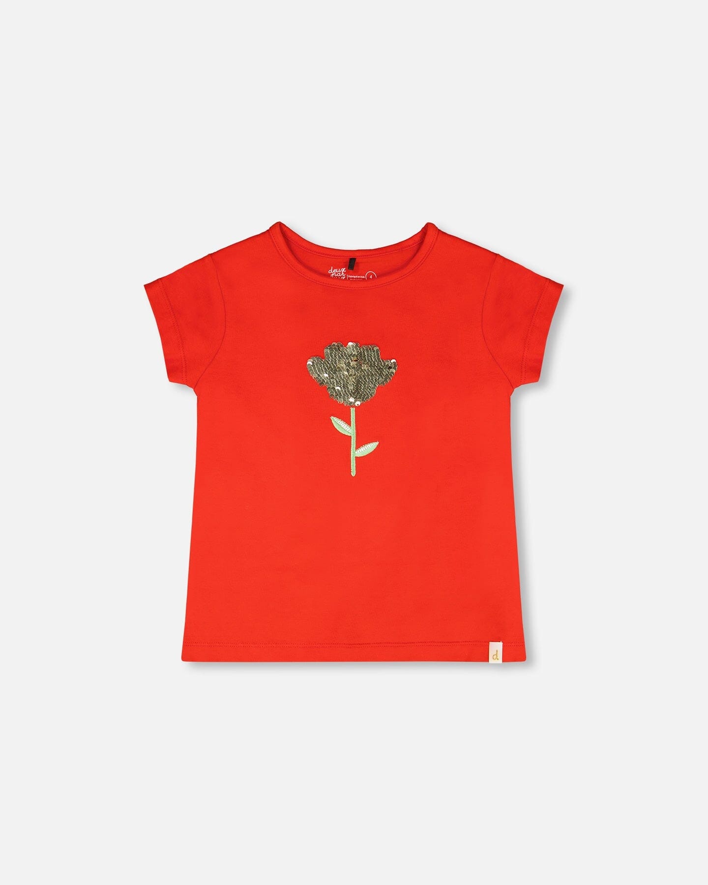 Organic Cotton Jersey T-Shirt Red