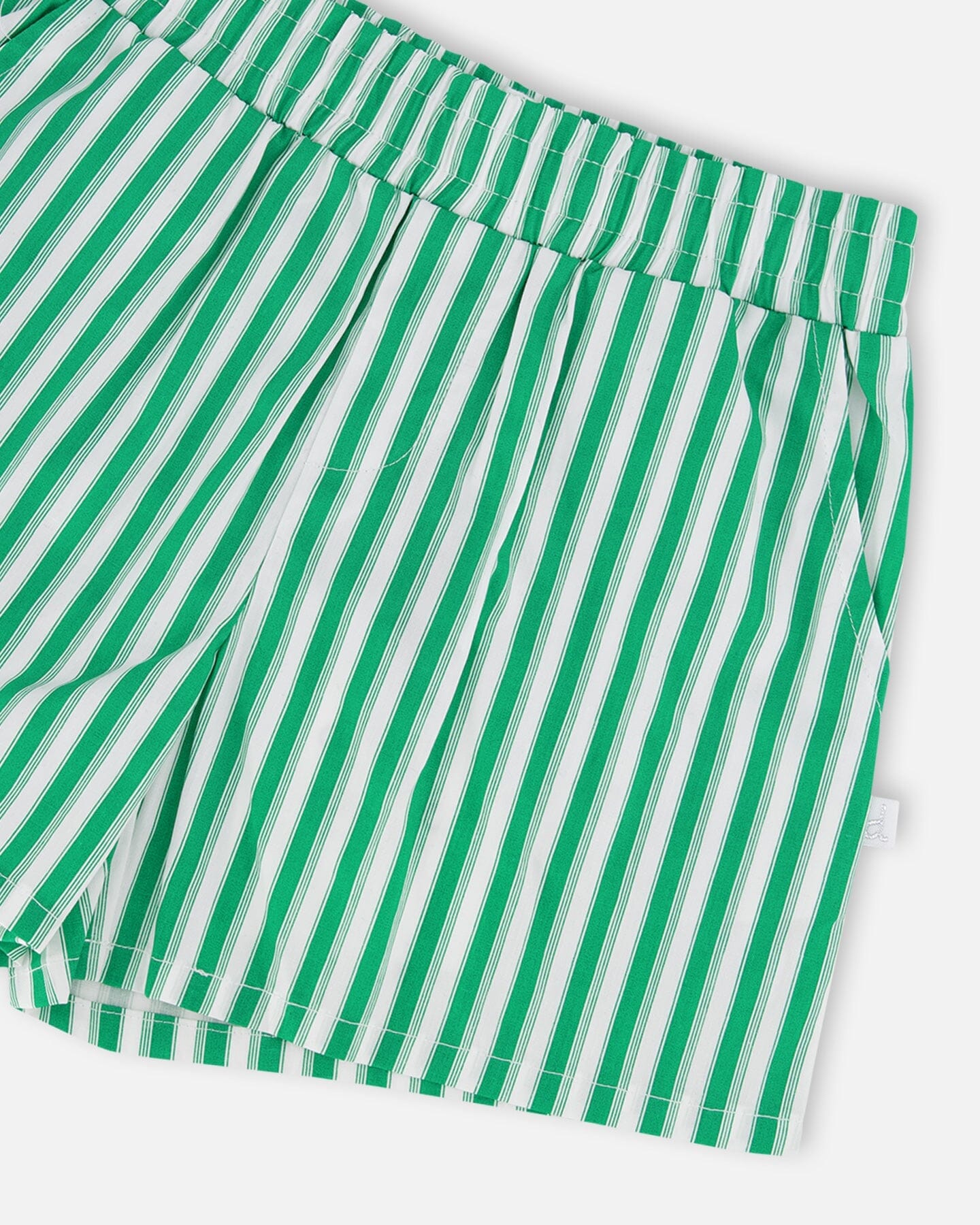 Striped Shorts Green