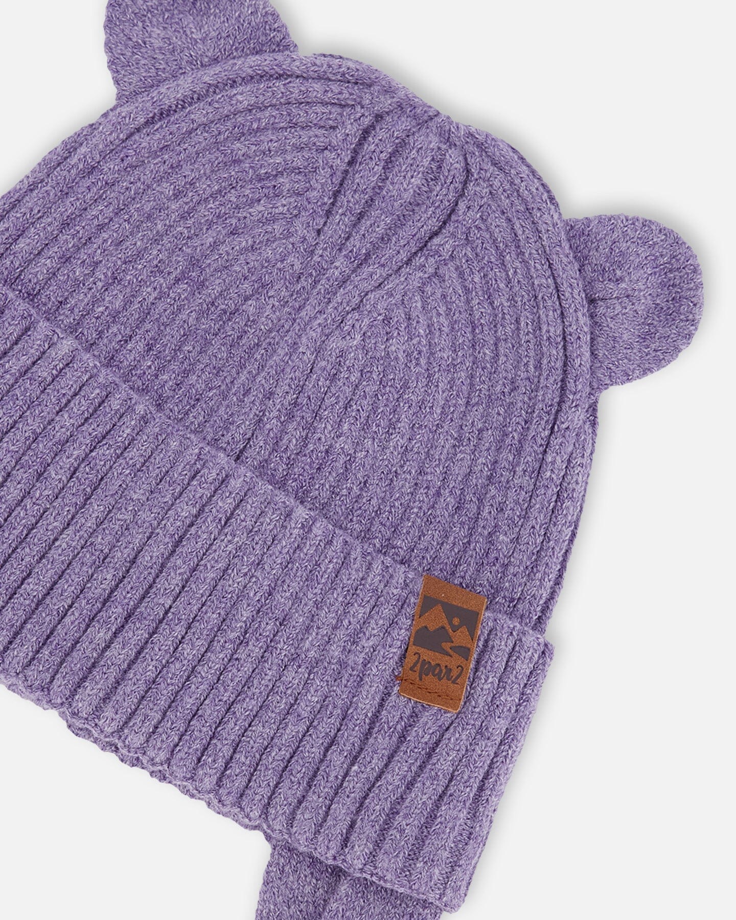 Baby Knit Hat Lavender