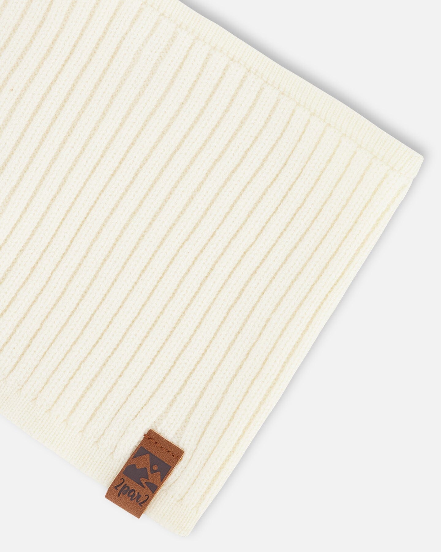 Knit Neck Tube Off White