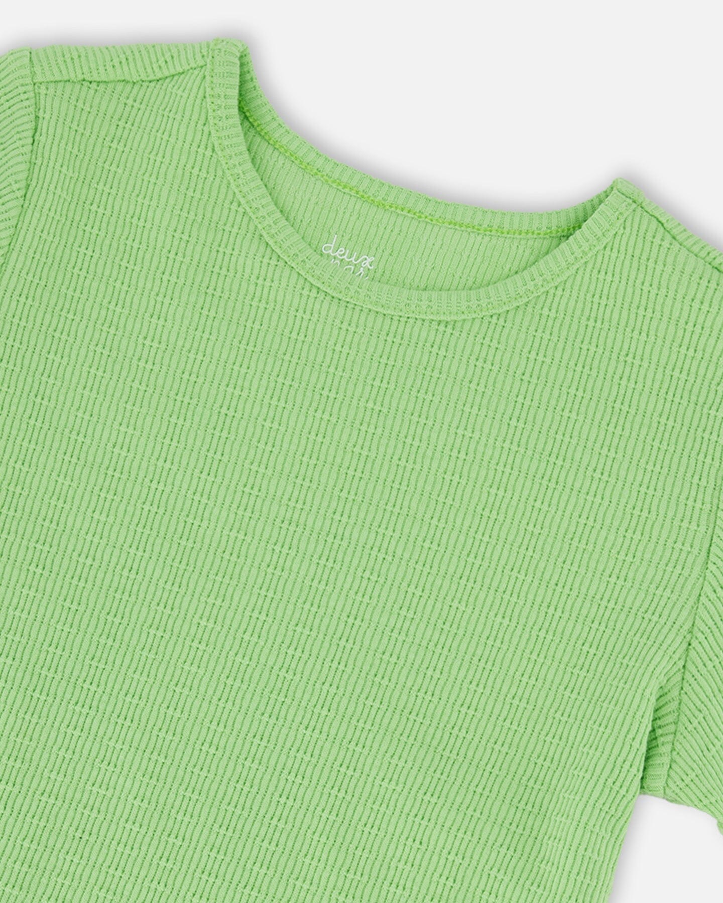 Crinkle Jersey T-Shirt Mint Green