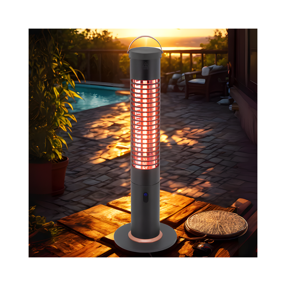 Chauffage extérieur sur pied infrarouge EnerG+ 1200 watts (HEA-21260)