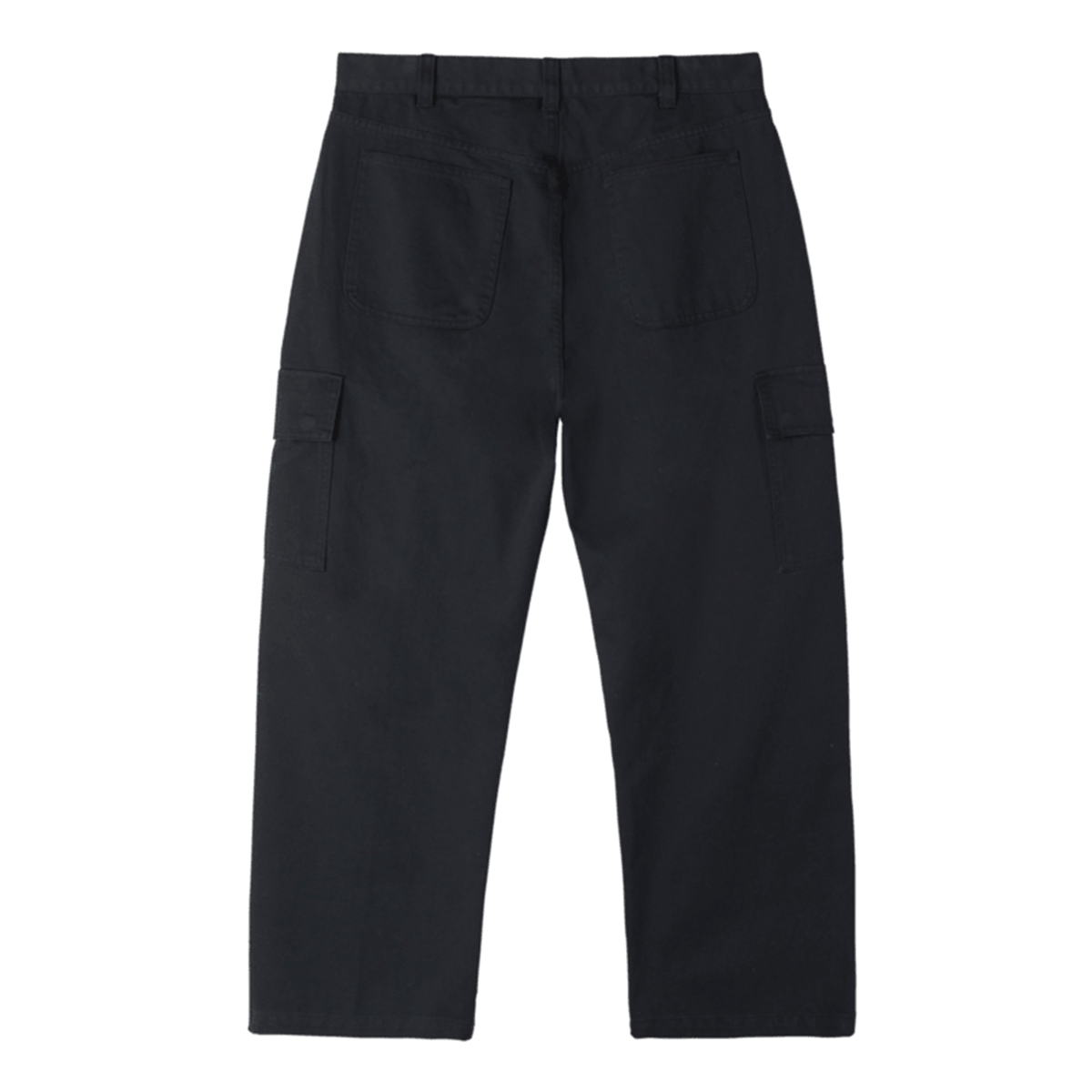 Obey 'Bigwig' Baggy Twill Cargo Pants - Black