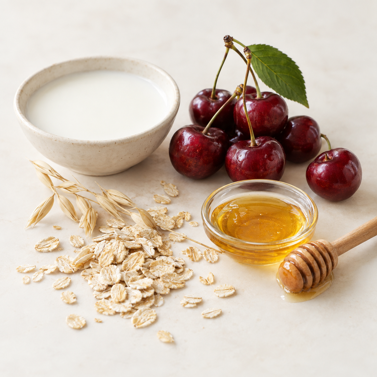 Bougie cerise et lait de miel 7oz