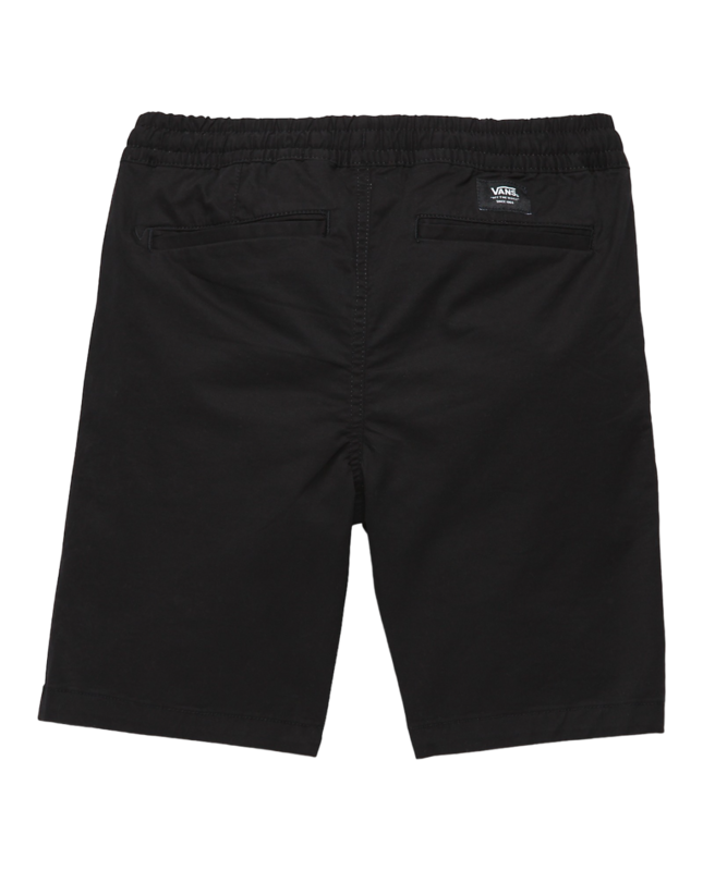 Vans 'Range' Elastic Waist Shorts - Black (KIDS)