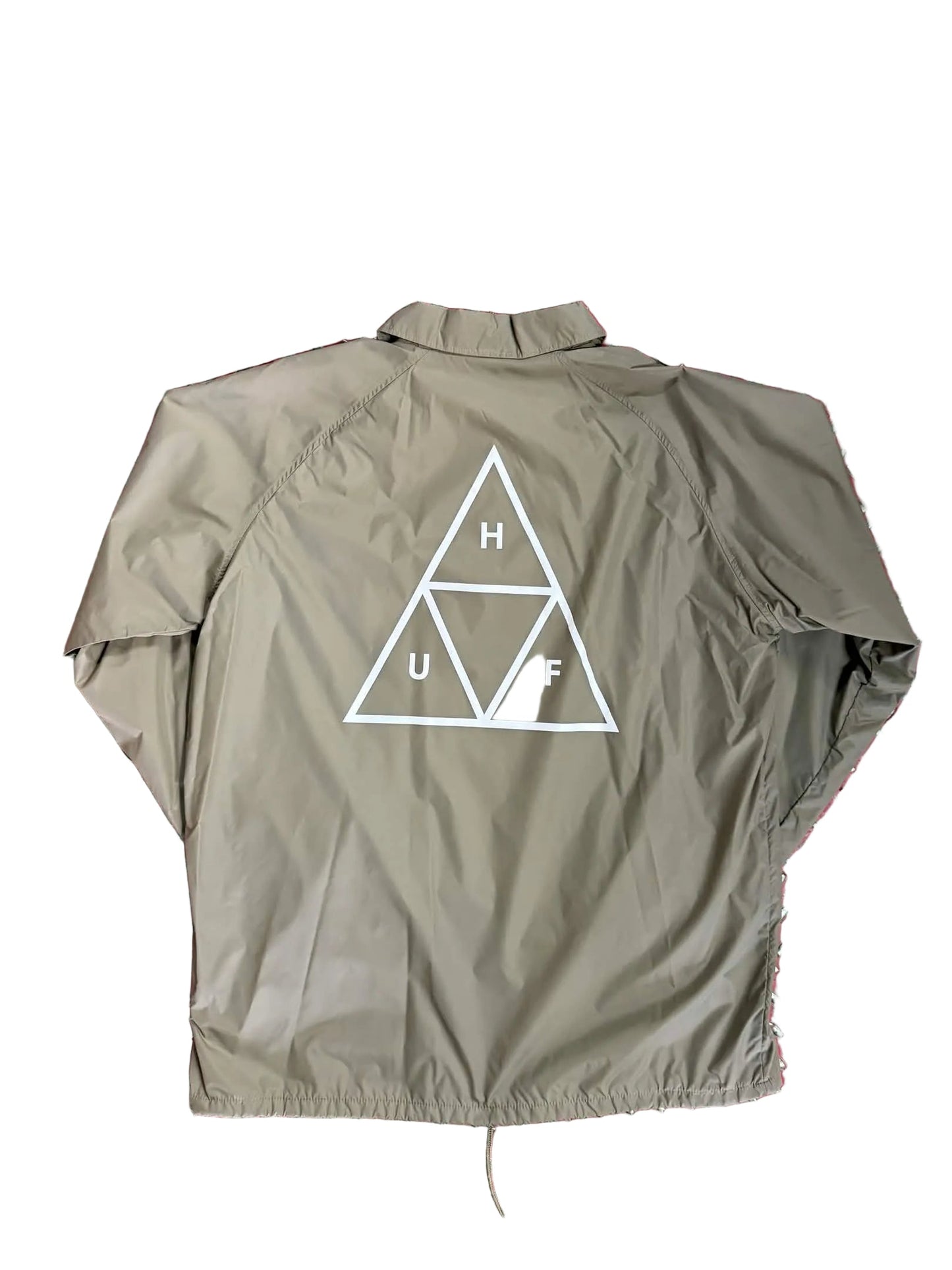 HUF 'Essentials Triple Triangle' Windbreaker - Stone
