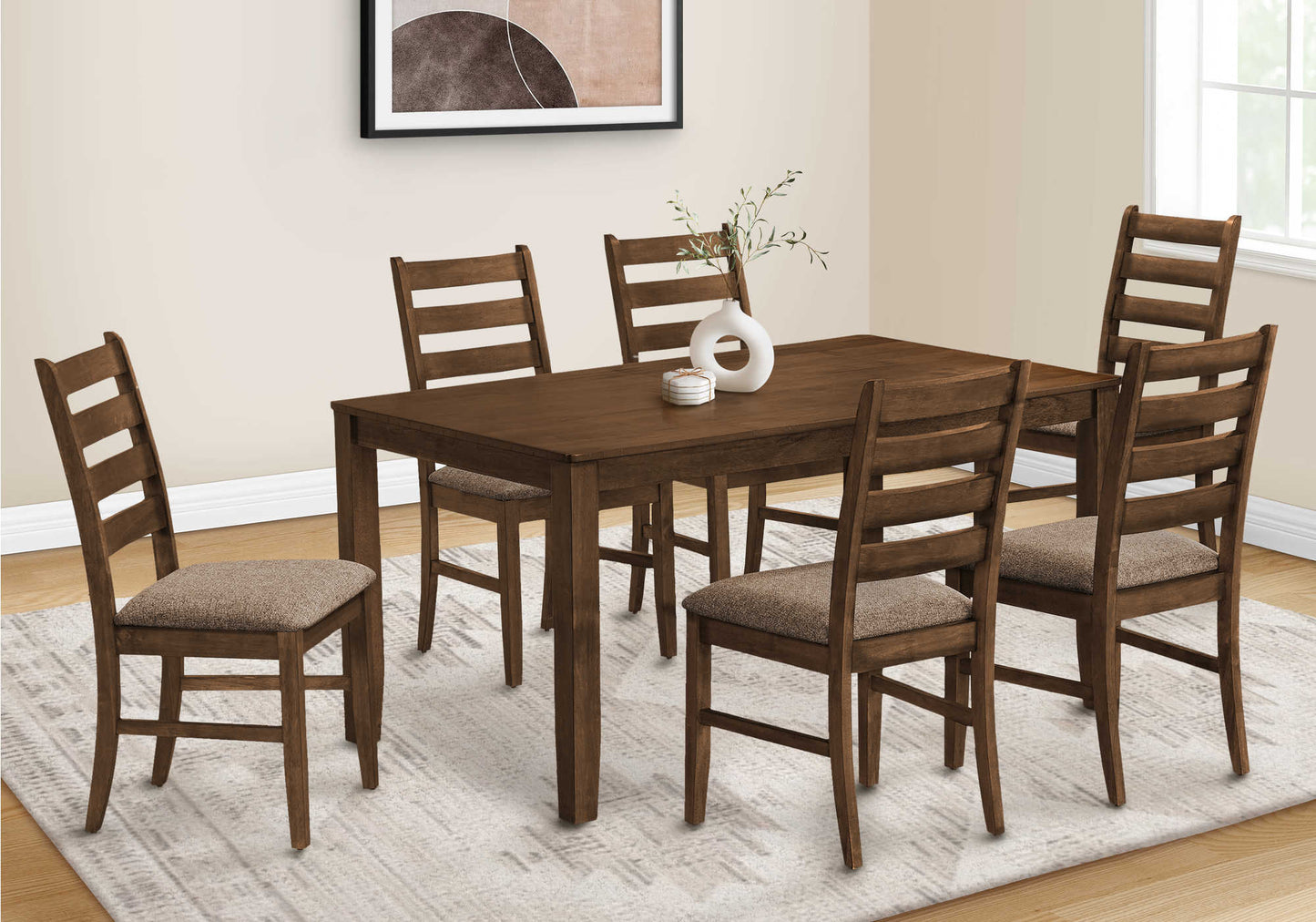 Antique cherry veneer dining table - Monarch (I1354)