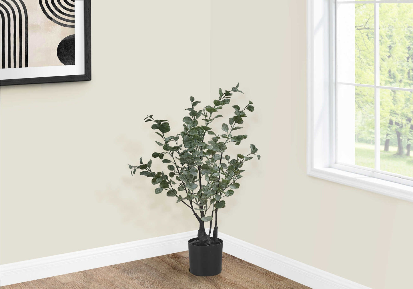 Plante artificielle - eucalyptus d'intérieur en pot 5", 35"H - Monarch (I 9562)
