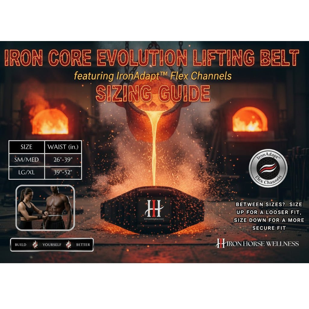 IronHorse Wellness IRON CORE EVOLUTION LIFTING BELT