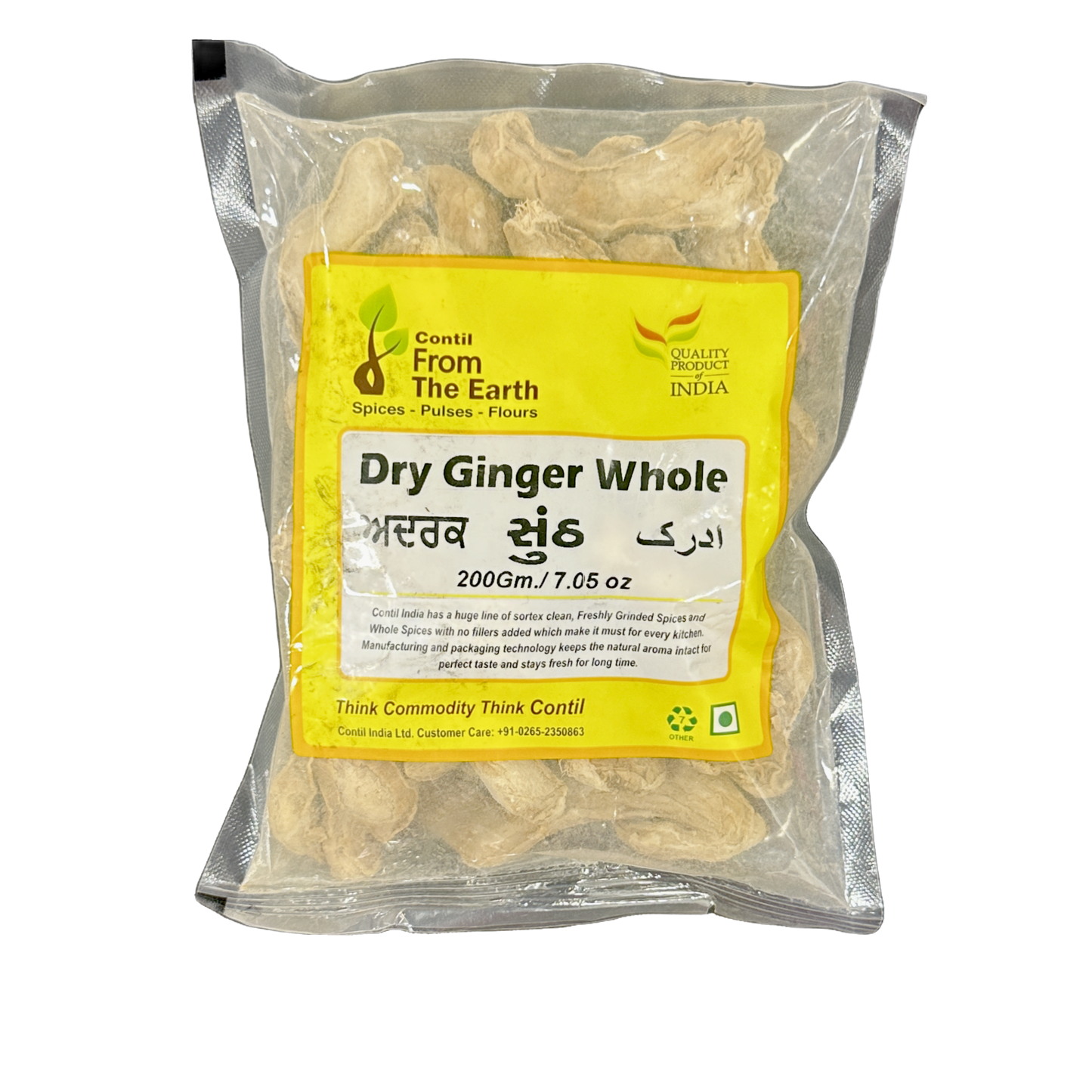 From The Earth Dry Ginger Whole 200g