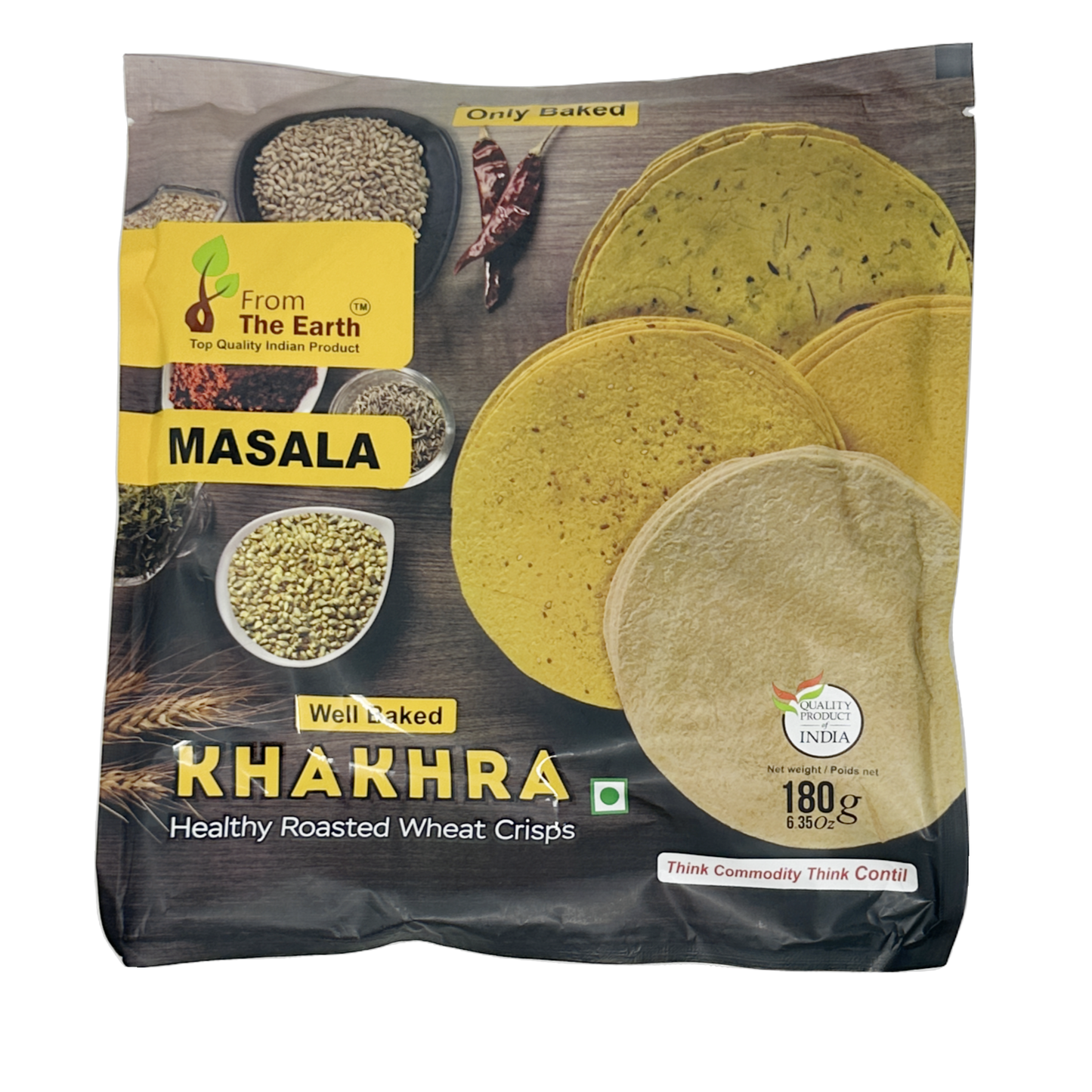 From The Earth Masala Khakhra 180g