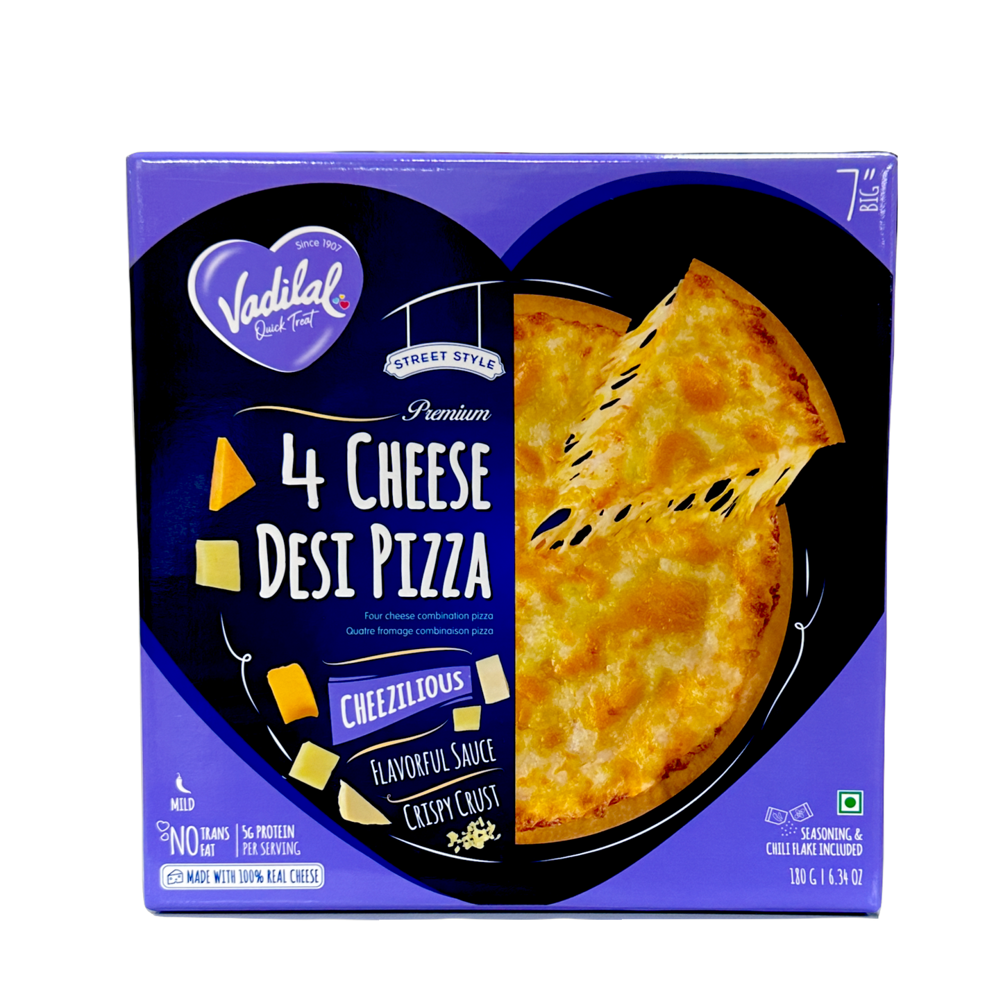 Vadilal 4 Cheese Desi Pizza 180g