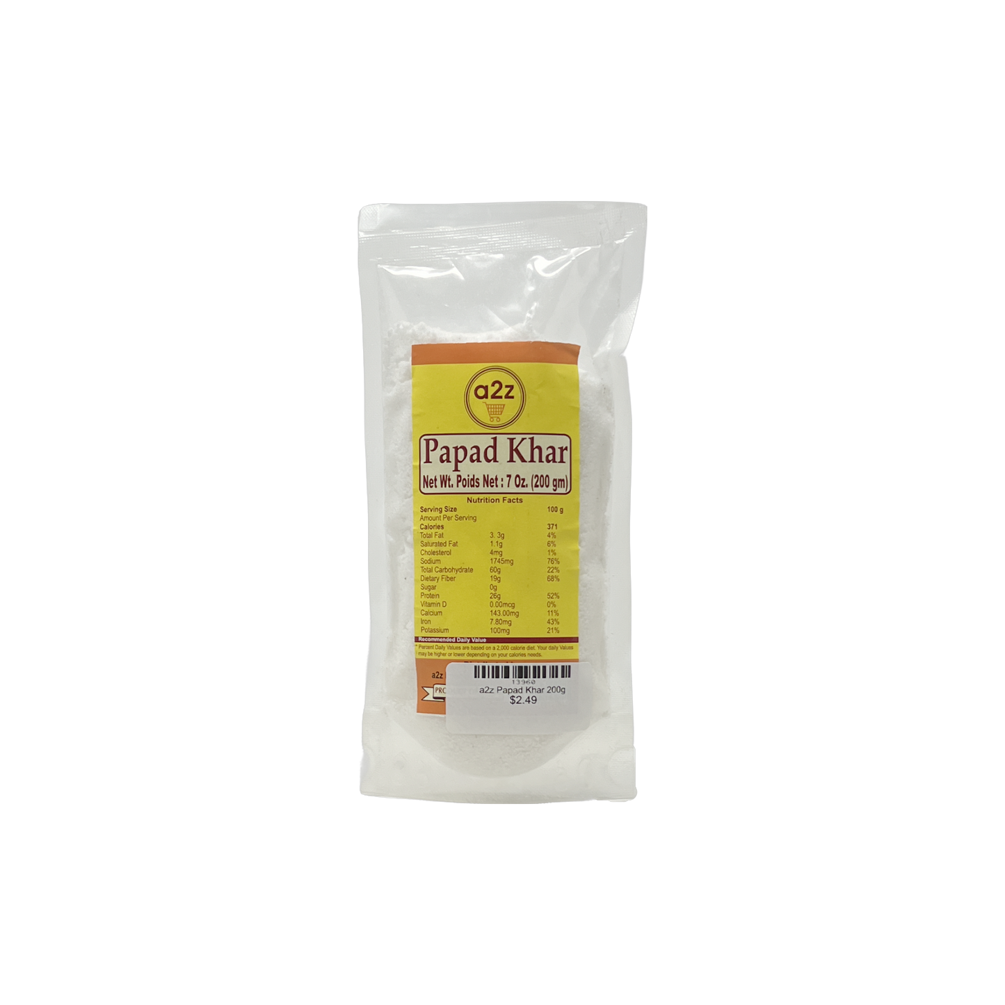 a2z Papad Khar 200g