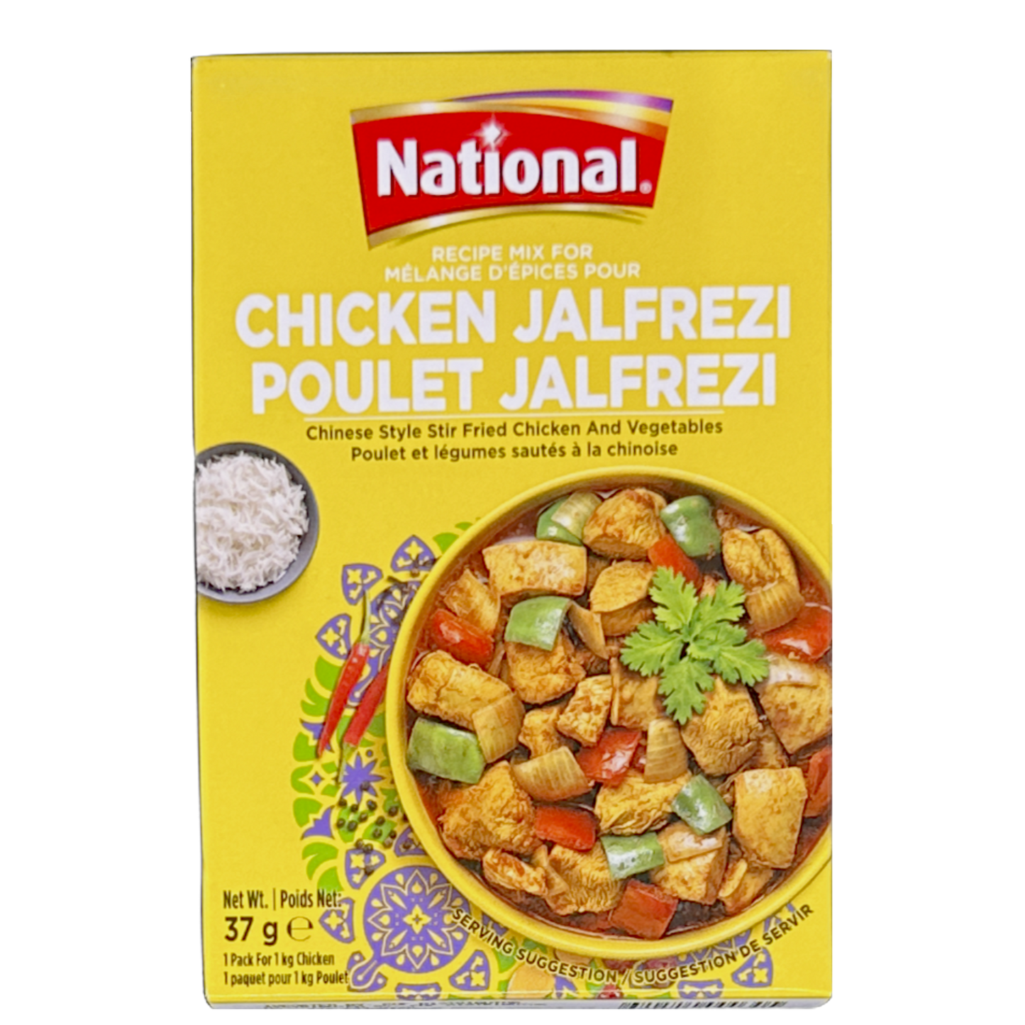 National Seasoning Mix Chicken Jalfrezi 37g