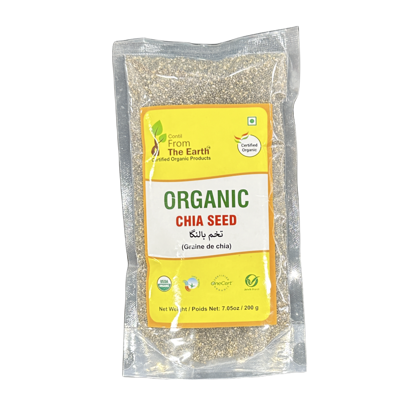 From The Earth Organic Chia Seed 200g