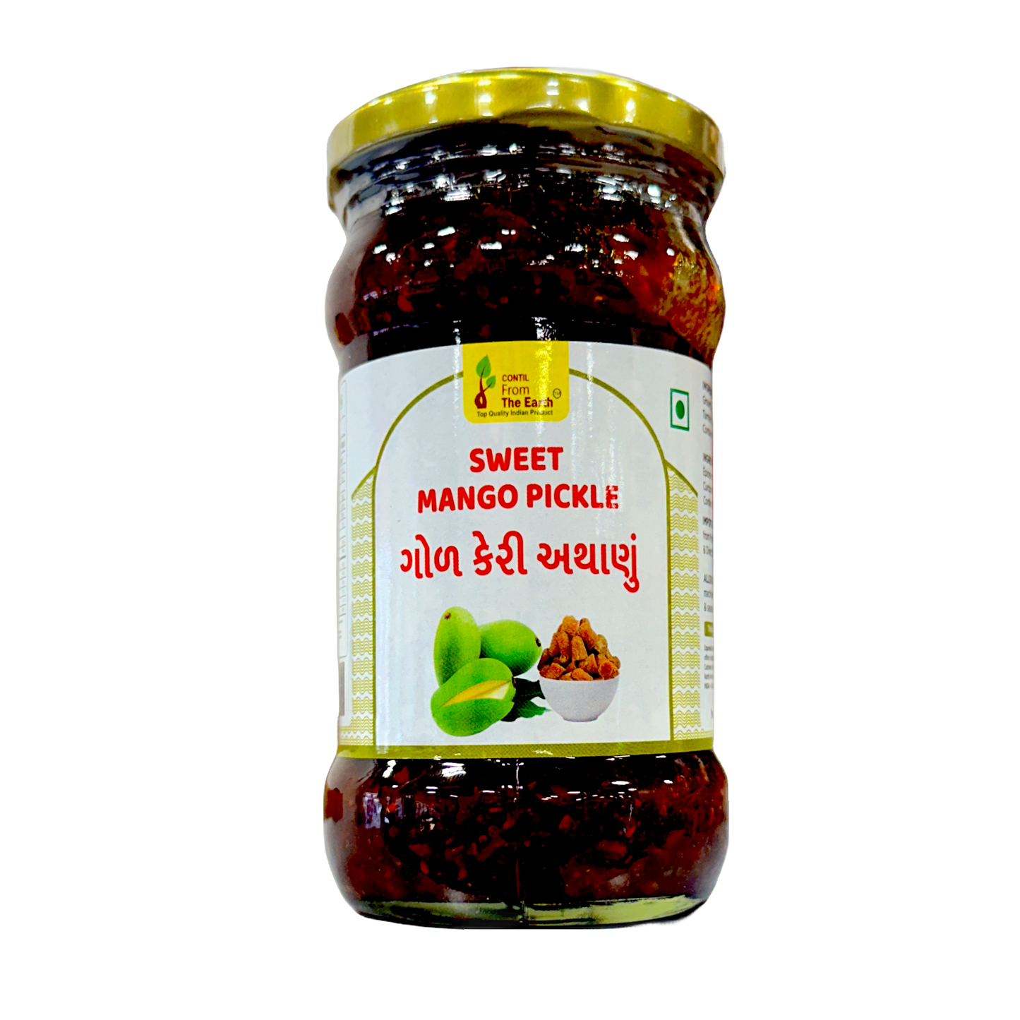 From The Earth Sweet Mango Pickle (Gor Keri Pickle) 360g