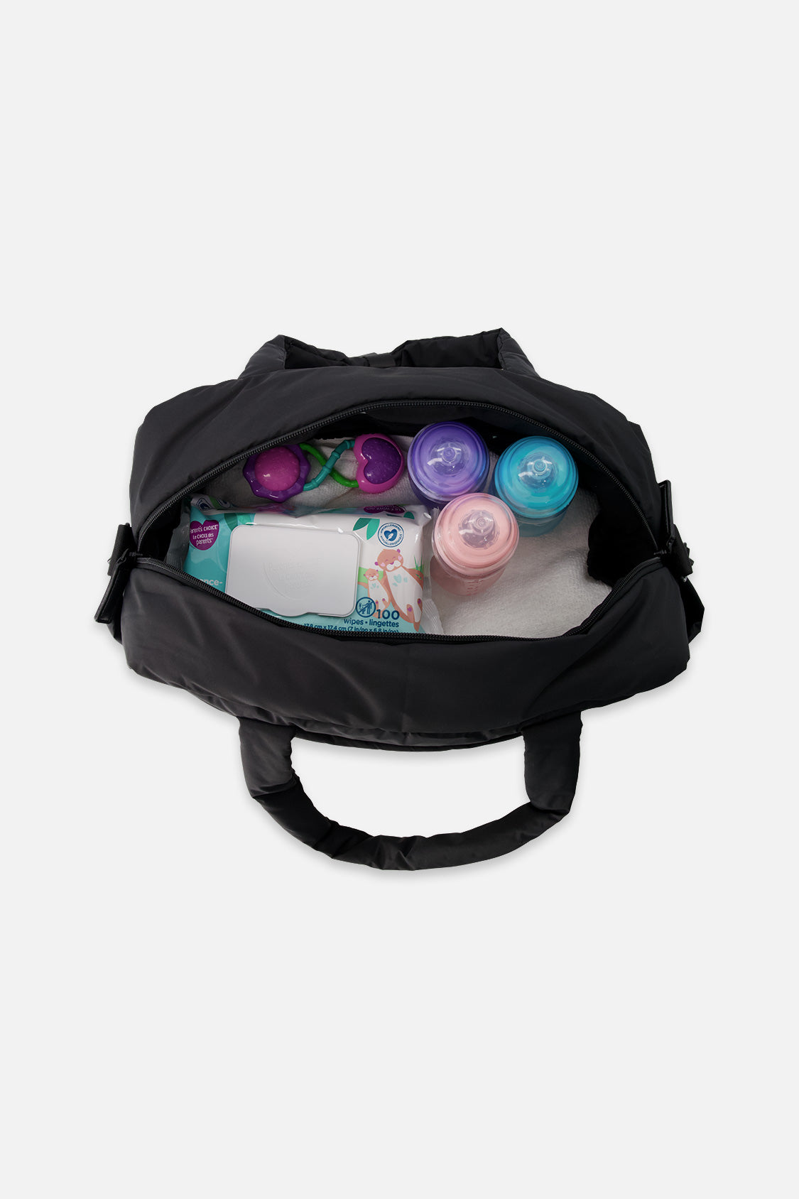 Diaper Bag With Changing Mat Black