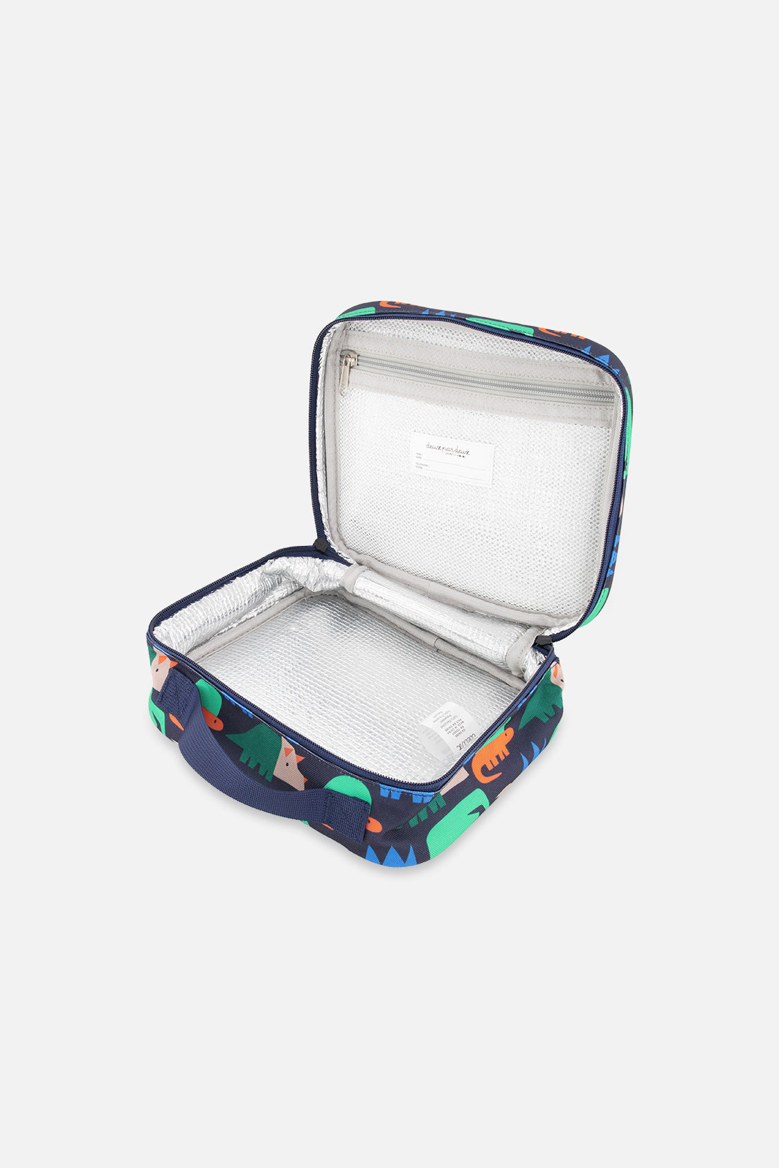 Snack Box Blue Dinosaur Print