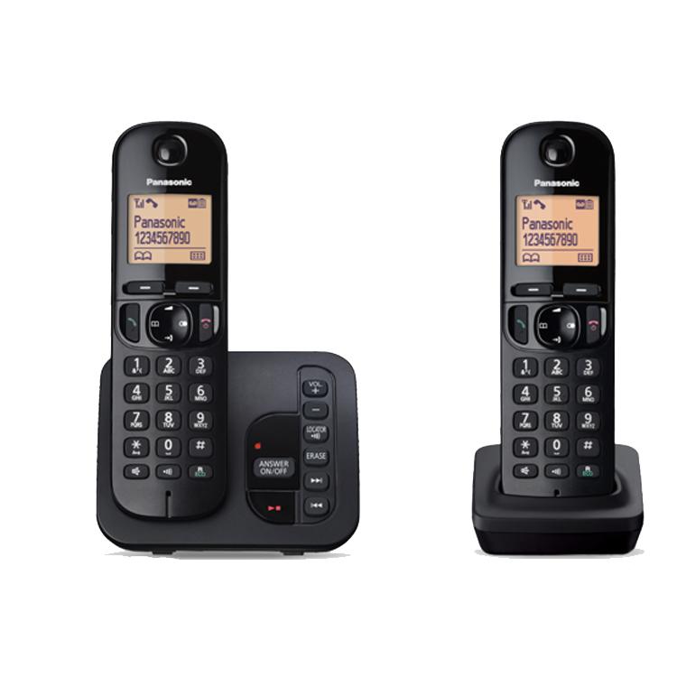 PANASONIC 2 Handset Telephone - Refurbished with Home Essentials warranty - KX-TGC222