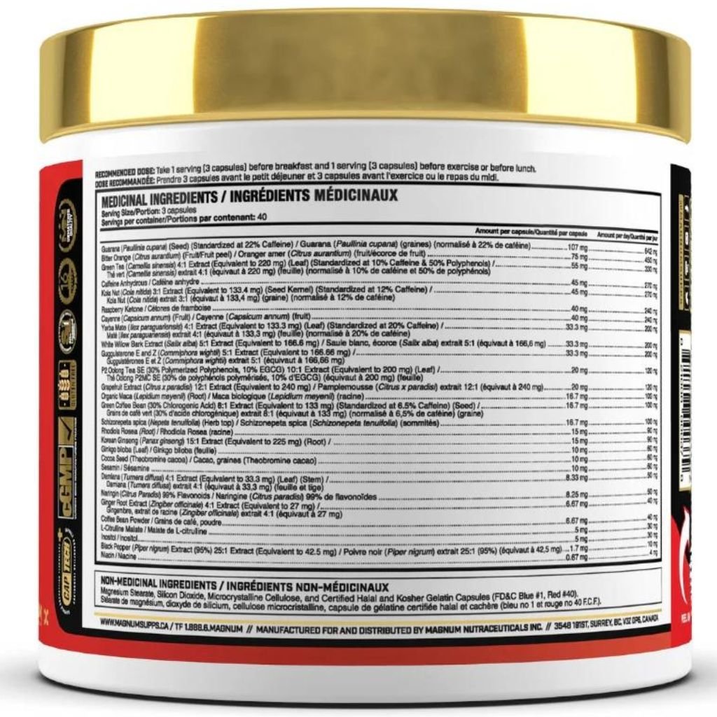Magnum HEAT ACCELERATED, 120 Capsules