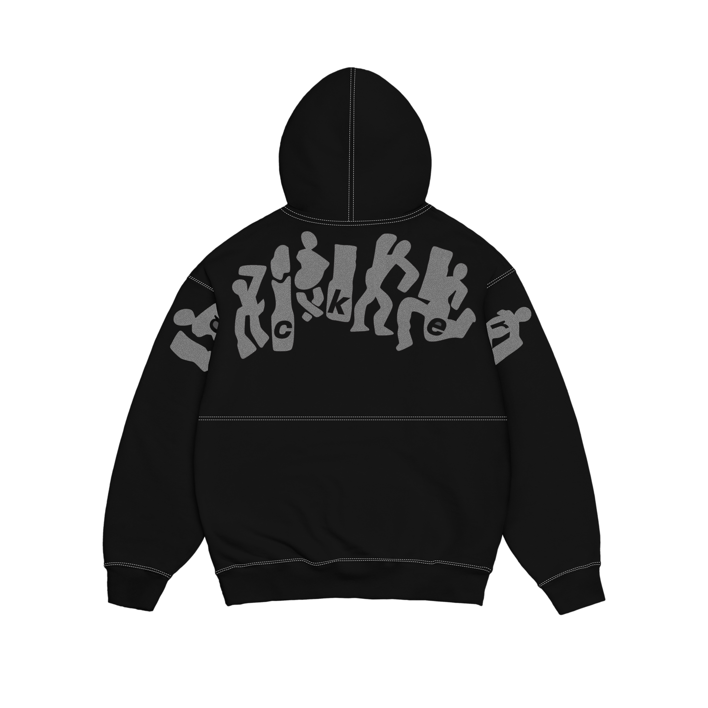 Jacker 'Mirror Maze' Zip-Up Jacket - Black