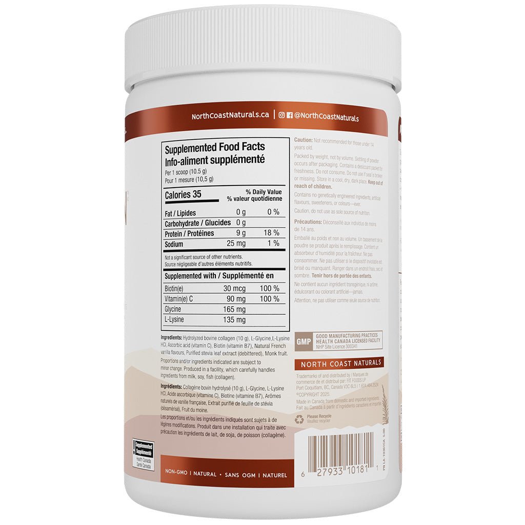 North Coast Naturals GRASS-FED COLLAGEN, 250g