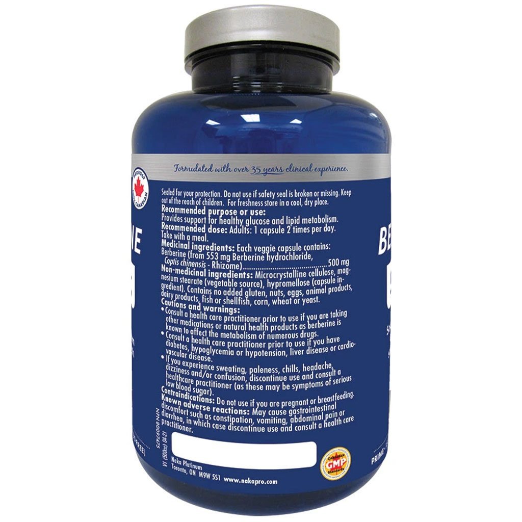 Naka Platinum BERBERINE 1000mg, 150 VCaps