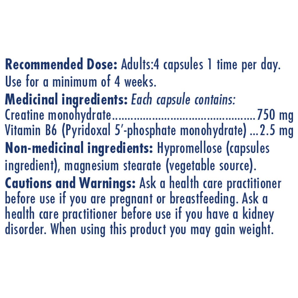 Naka Platinum BIOACTIVE CREATINE w/B6, 230 VCaps