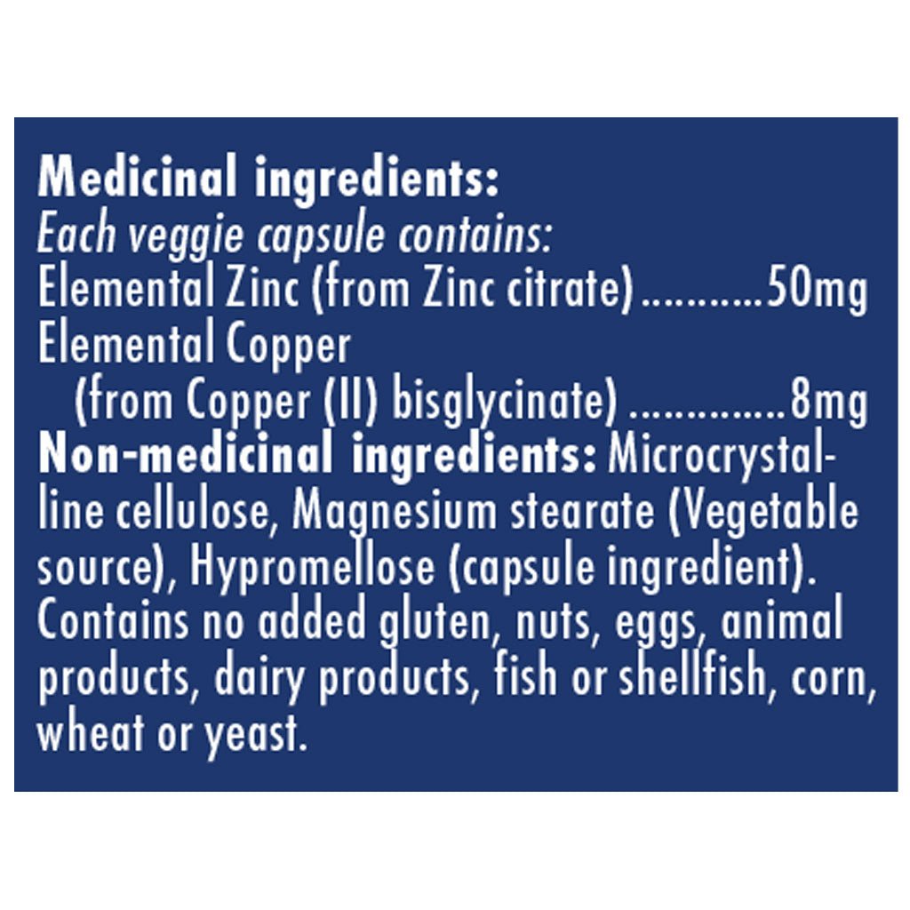Naka Platinum EXTRA STRENGTH ZINC+COPPER, 120 VCaps
