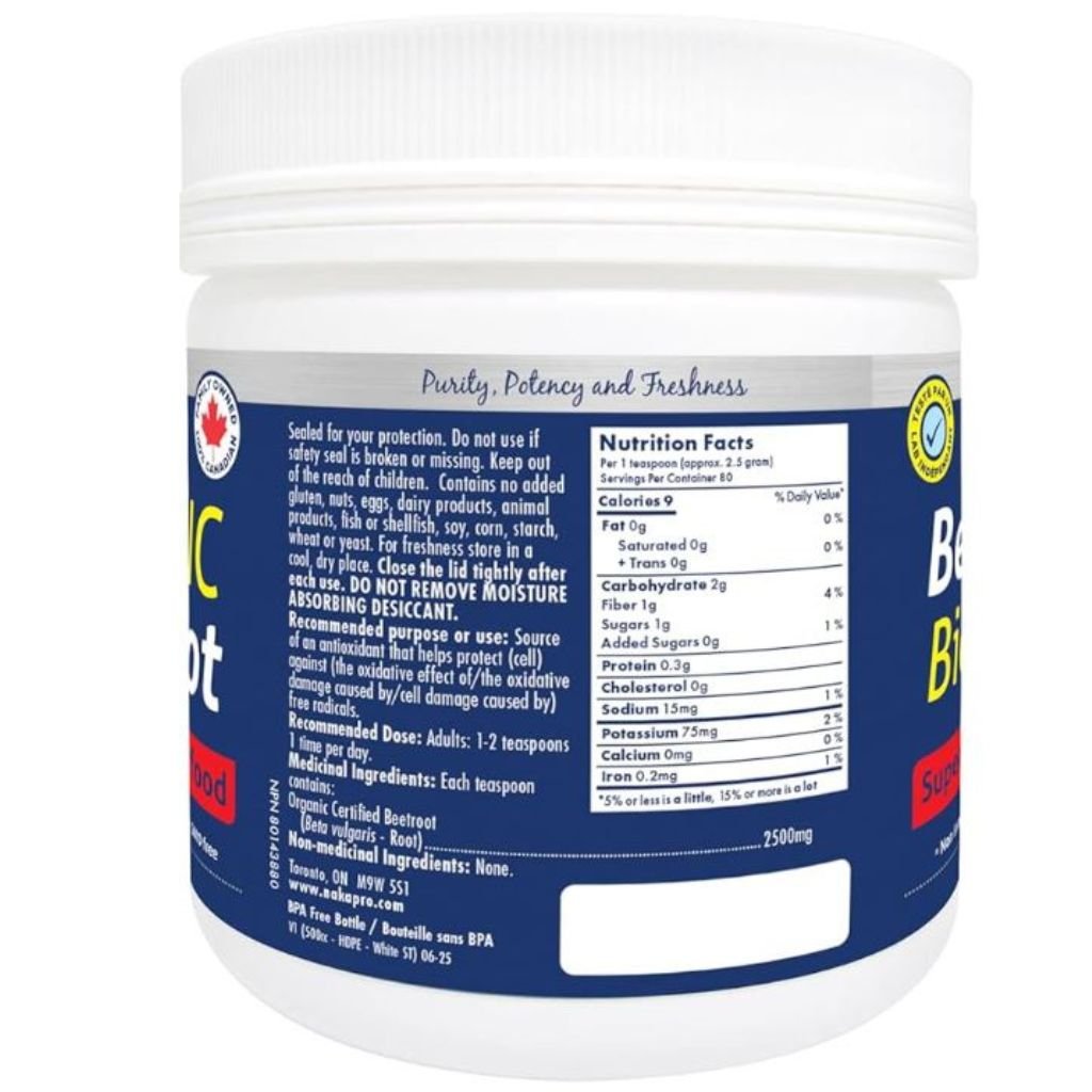 Naka Platinum ORGANIC BEETROOT POWDER, 200g