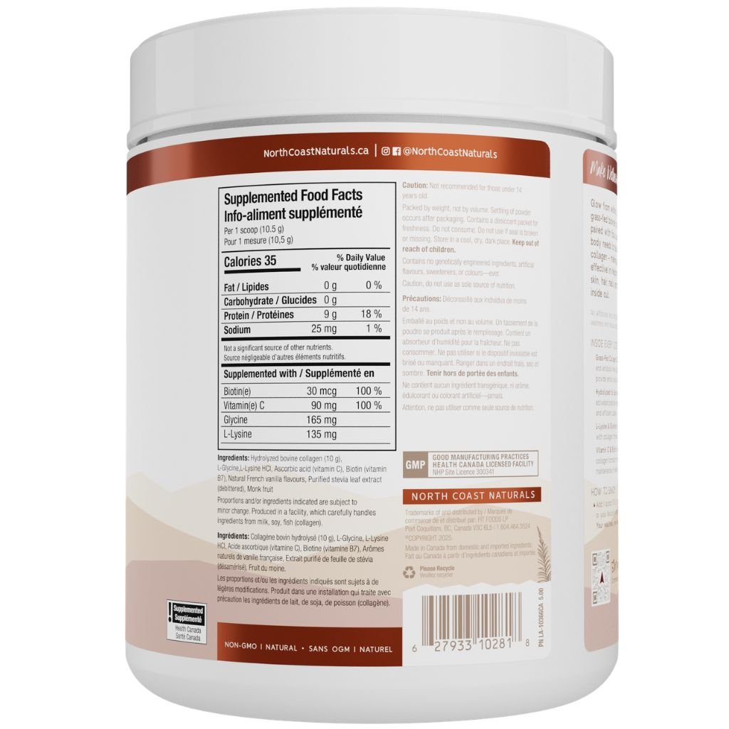 North Coast Naturals BOOSTED BOVINE COLLAGEN, 500g