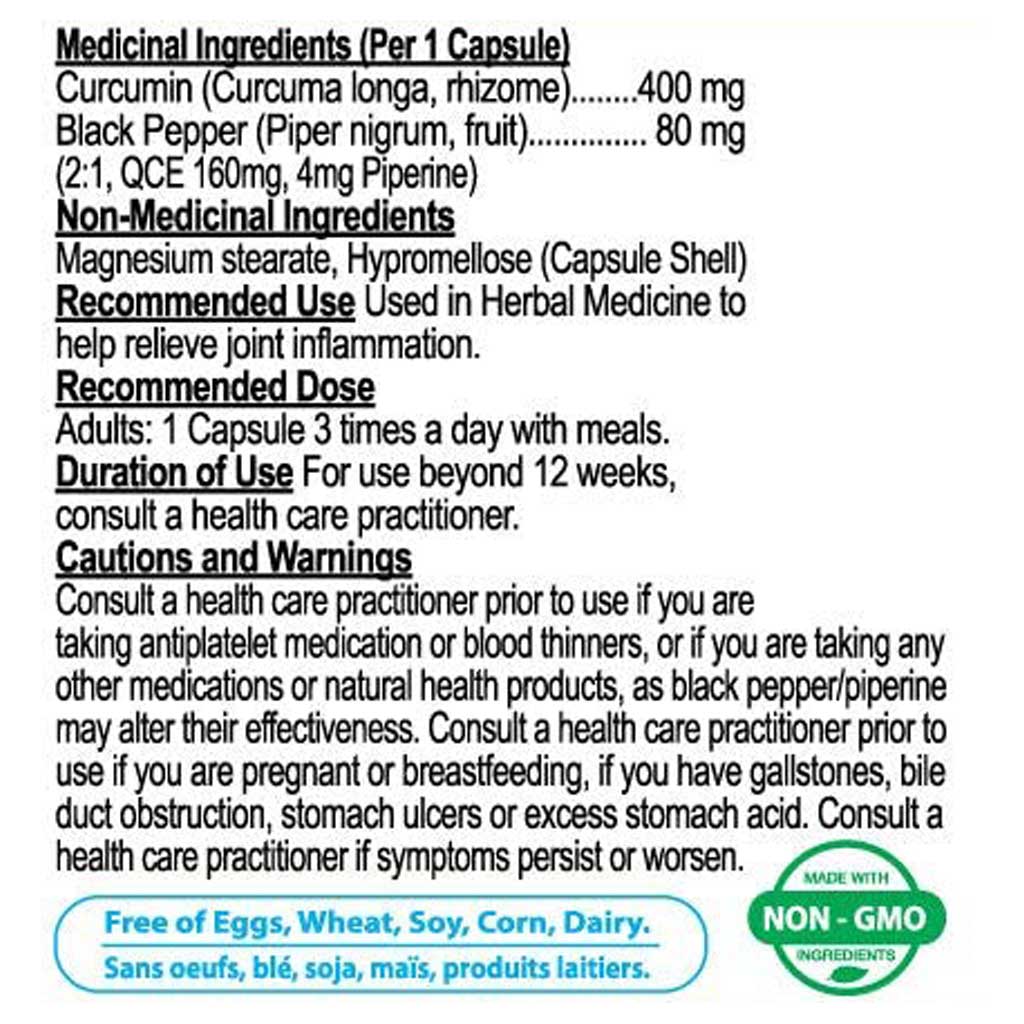 Nutridom CURCUMIN + PIPERINE, 60 VCaps