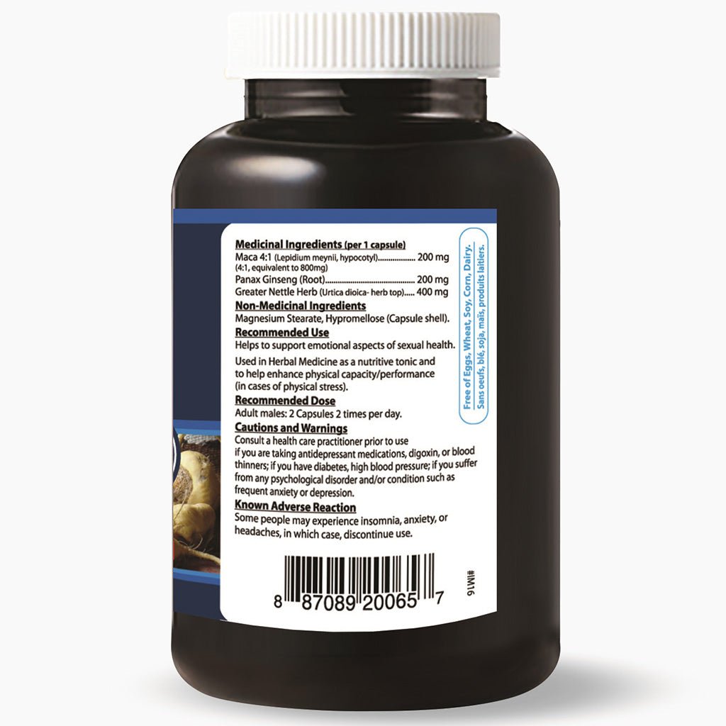 Nutridom INKA WILD PERU MACA w/ GINSENG, 90 VCaps